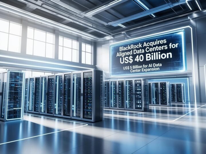 BlackRock compra Aligned Data Centers, dona da Odata, com US$ 5 bi para IA BlackRock compra Aligned Data Centers, dona da Odata, com US$ 5 bi para IA
