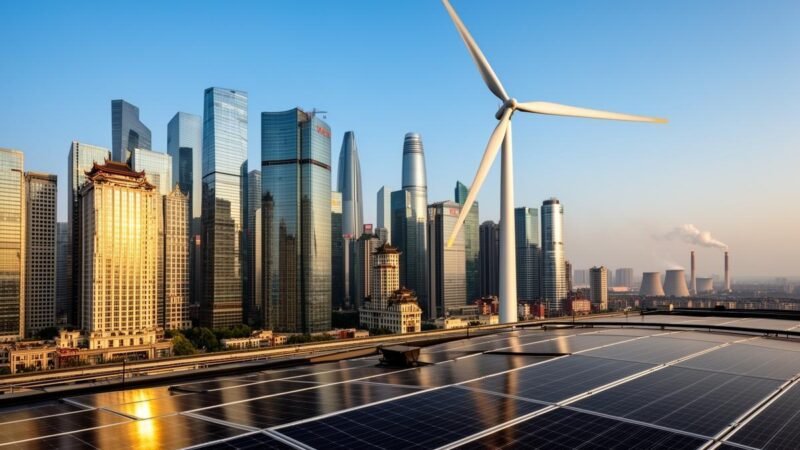 China antecipa meta renovável, mas carvão segue vital para energia