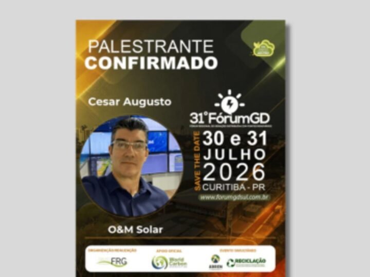 FórumGD Sul contará com Cesar Augusto em Painel de Estratégias para o Mercado Solar