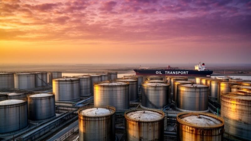 Importações de petróleo bruto da China caem 41,3% em junho, atingindo menor nível quase década