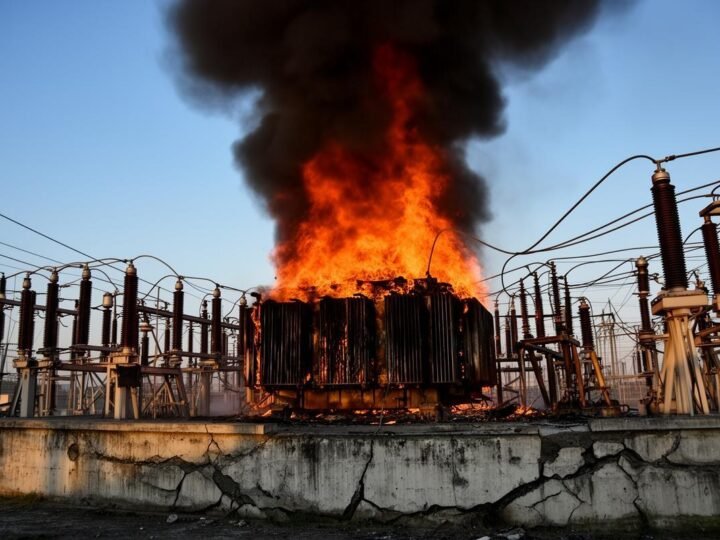 Incêndio em subestação da Axia interrompe fornecimento de energia em Fortaleza Incêndio em subestação da Axia interrompe fornecimento de energia em Fortaleza