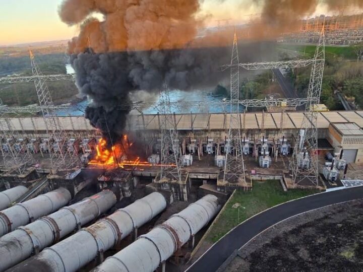 Incêndio em usina Hidrelétrica Marimbondo da Axia causa explosão de transformadores sem feridos