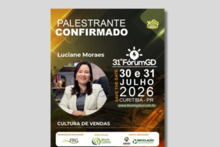 Luciane Moraes aborda aceleração de vendas solares no 31º FórumGD de Curitiba