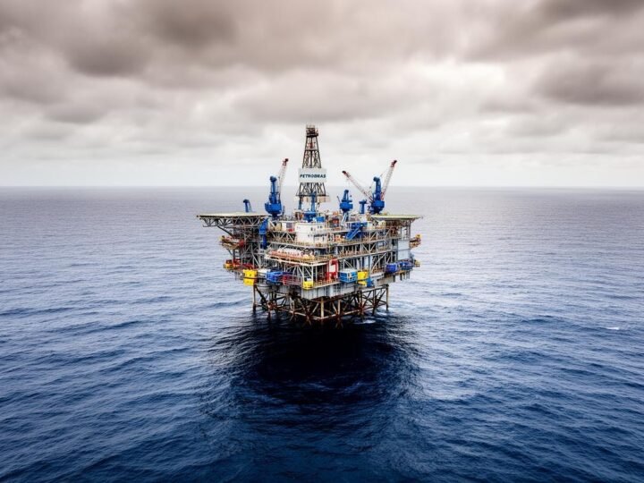 Produção de petróleo da Petrobras alcança recorde em meio à instabilidade no mercado internacional Produção de petróleo da Petrobras alcança recorde em meio à instabilidade no mercado internacional