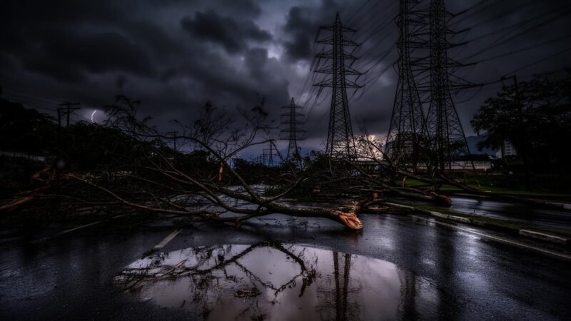 Vendaval derruba 1,5 GW de carga no Rio, ONS relata queda de energia