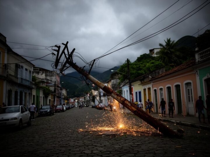 Ventos fortes causam falta de energia no Rio, ONS retoma fornecimento