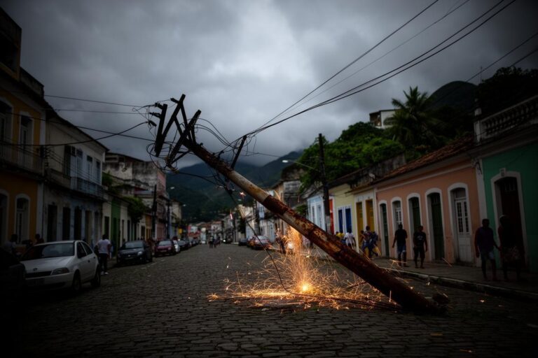 Ventos fortes causam falta de energia no Rio, ONS retoma fornecimento