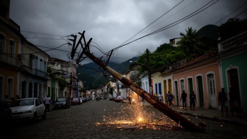 Ventos fortes causam falta de energia no Rio, ONS retoma fornecimento