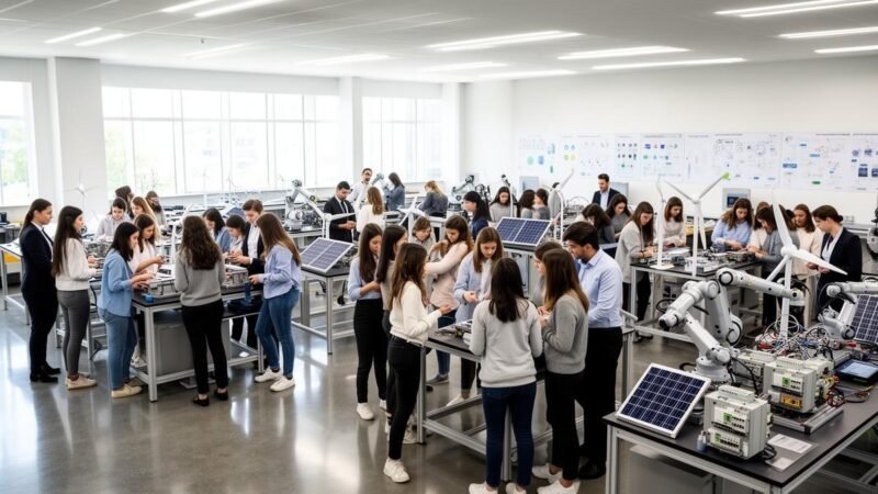 77 meninas do DF treinam em energia renovável e automação com Schneider Electric e Senai
