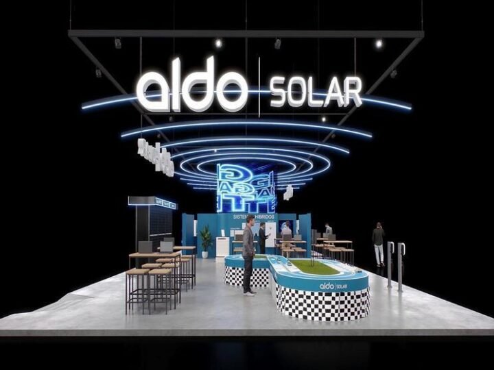 Aldo Solar tem estande futurista na Intersolar South America