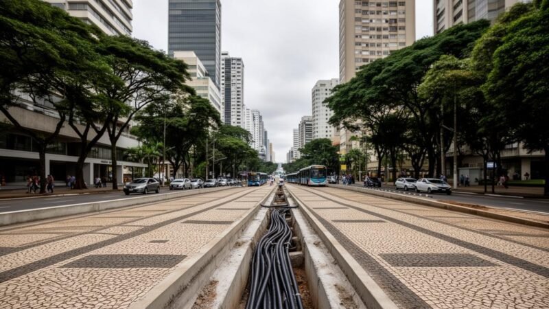 BNDES e Curitiba investem em redes subterrâneas e infraestrutura urbana