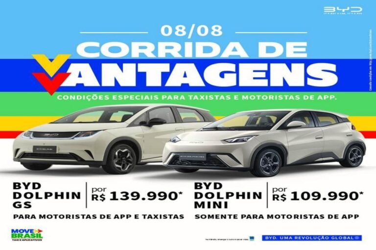 BYD realiza Move Day para ampliar acesso à mobilidade elétrica para motoristas de aplicativo e taxistas