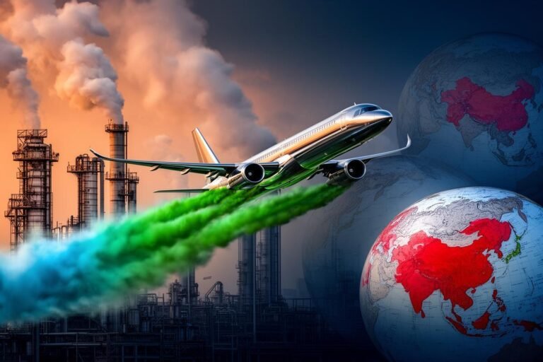 China expande produção de combustível de aviação sustentável e ameaça reservas globais ou China aposta fortemente em combustível de avião verde e ameaça escassez global