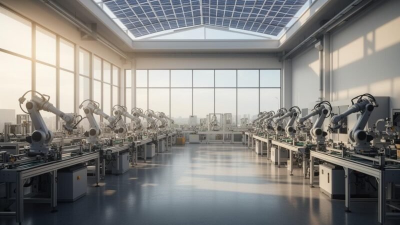 Osda abre fábrica inteligente em Jiaxing, China, com usina solar própria de 7,2 MW